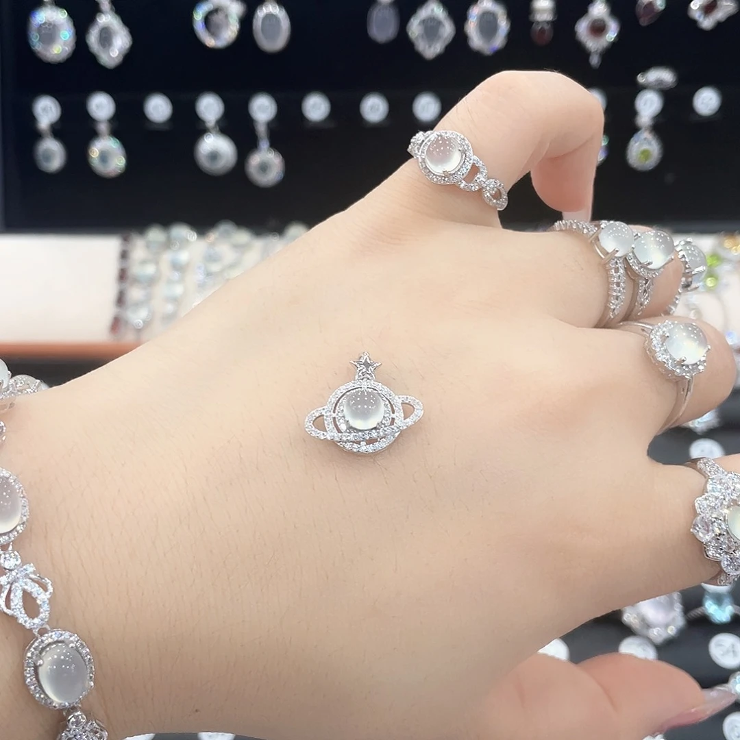 蛇纹石玉银S925镶嵌吊坠(赠链)ᨶ****