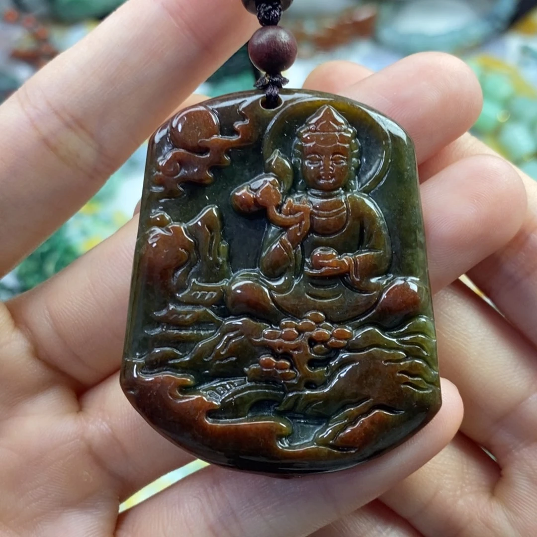翡翠未镶嵌颈饰吊坠