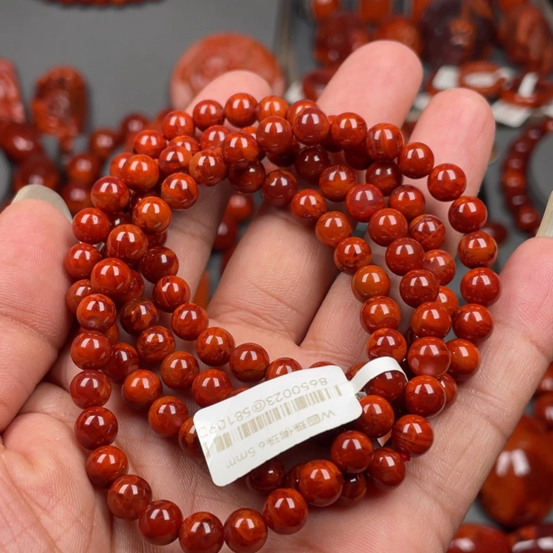 南红玛瑙未镶嵌珠宝奇石多圈6