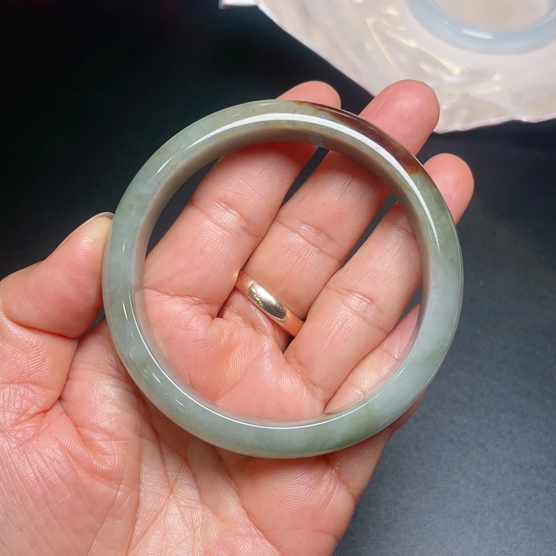 翡翠未镶嵌手镯黄翡翠玉手镯