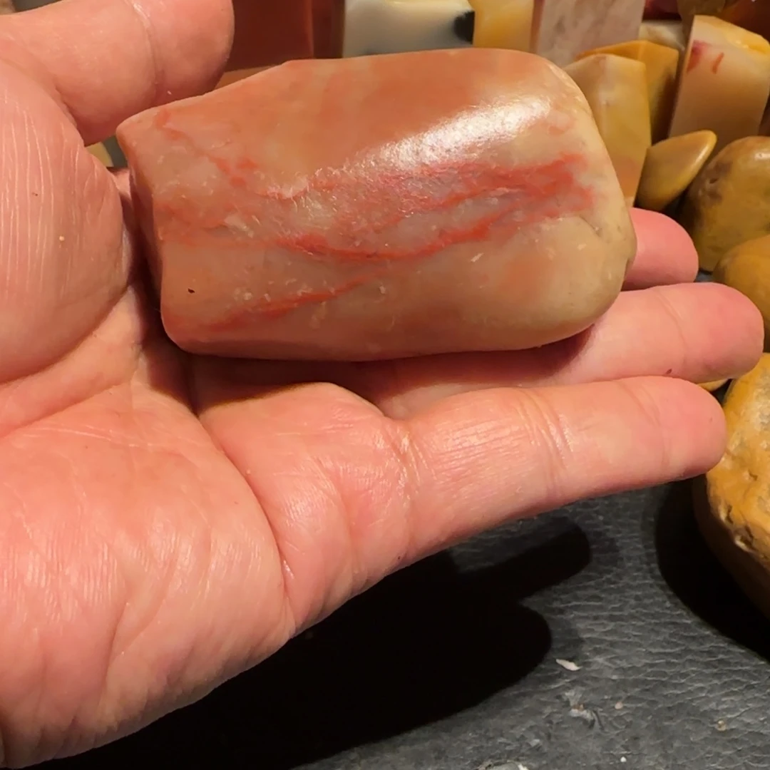 老挝石田黄原石，