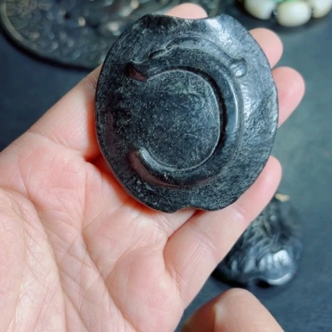 紫金钵盂菩提把件