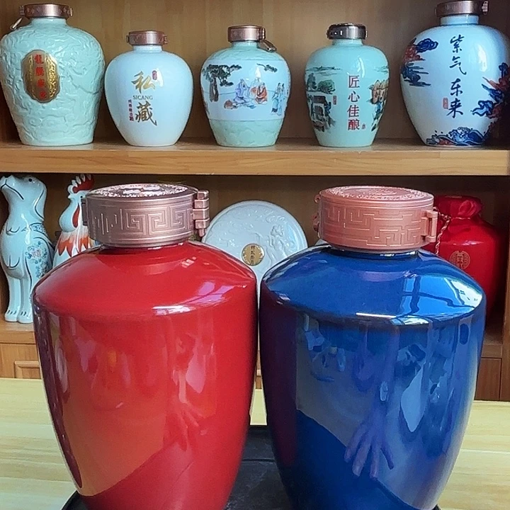 3斤窑变酒坛2个 新品福利价