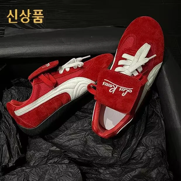 신상품可拆卸翻盖德训鞋女新款透气网面阿甘鞋休闲运动鞋女平底