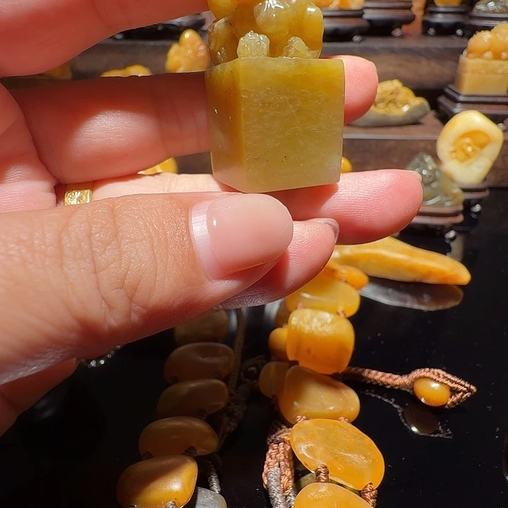 印石寿山石田黄印章