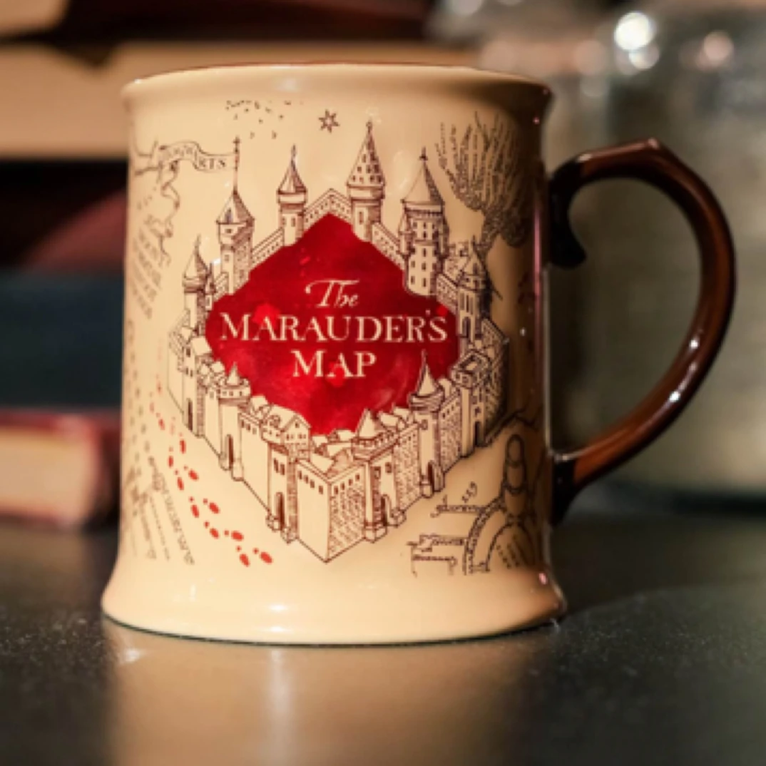 环球影城正品周边代购哈利波特活点地图马克杯水杯杯子