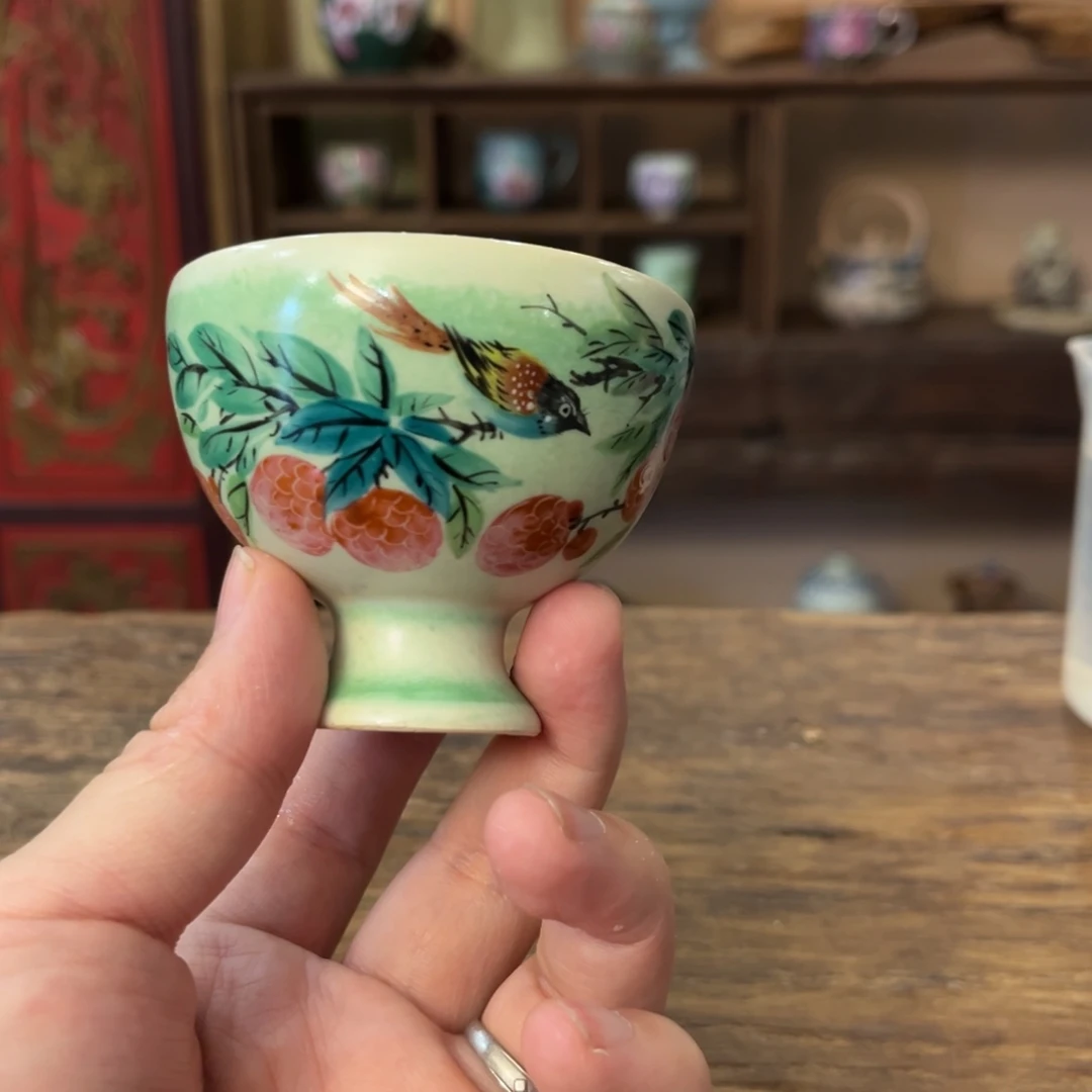 柴烧手工手绘陶瓷