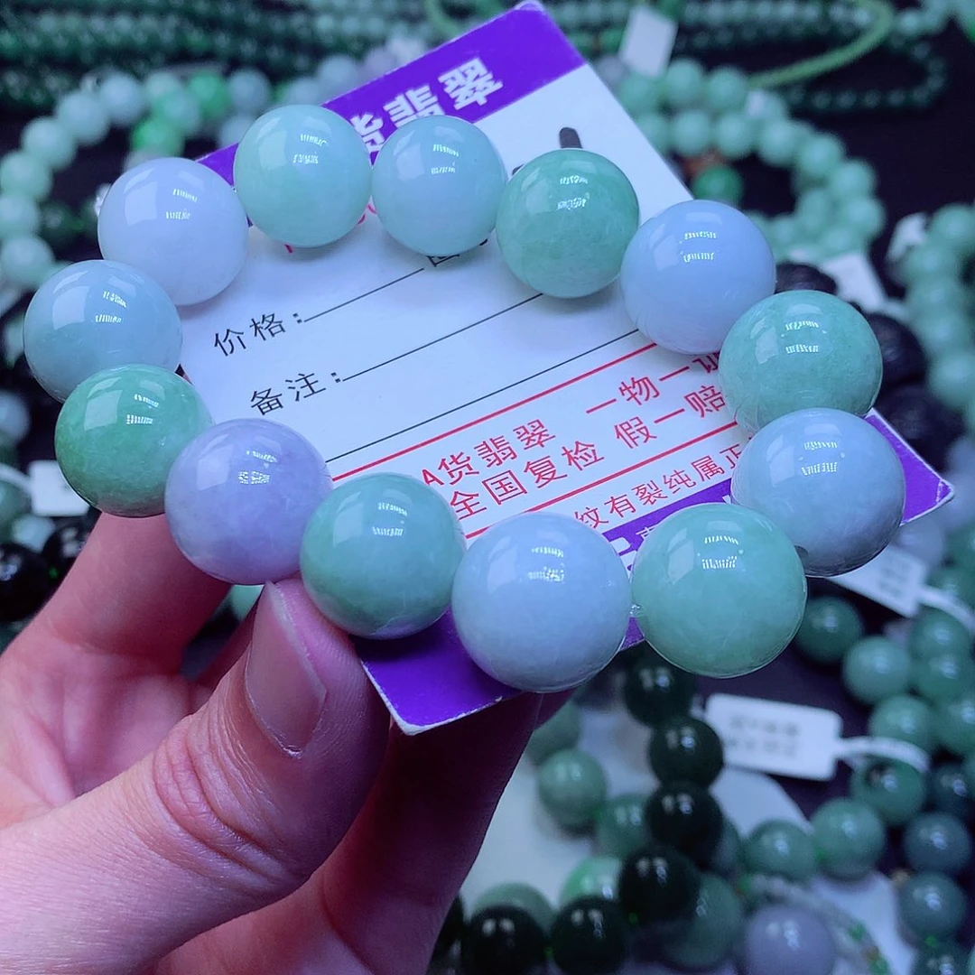 翡翠毛衣链未镶嵌