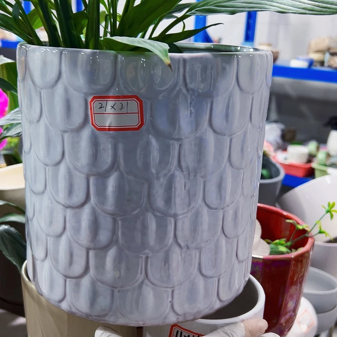 有孔，外贸尾单陶瓷花盆凑单12米包邮