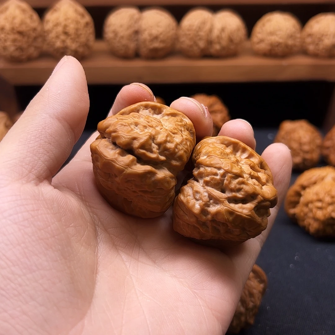 把件核桃四开蛤蟆头42 46