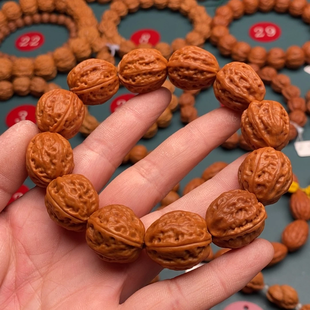 文玩核桃手串18尺寸八棱