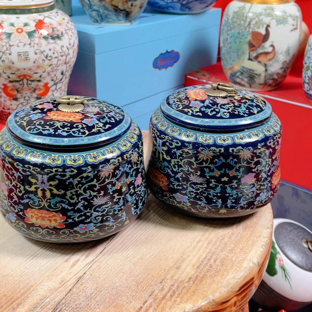 【闪购商品】罐陶瓷茶叶罐密封罐