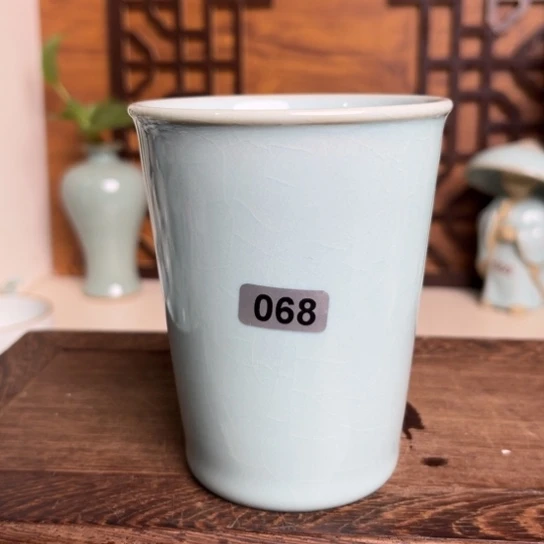 杯068原矿天青釉可乐杯200ml微瑕福利款