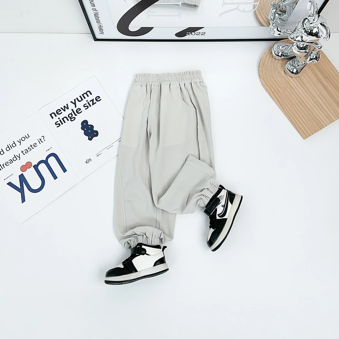 男童裤子薄款宽松休闲裤夏装防蚊长裤儿童潮YC25729 悠悠童话童装