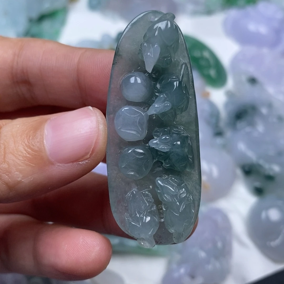 颈饰未镶嵌翡翠翡翠