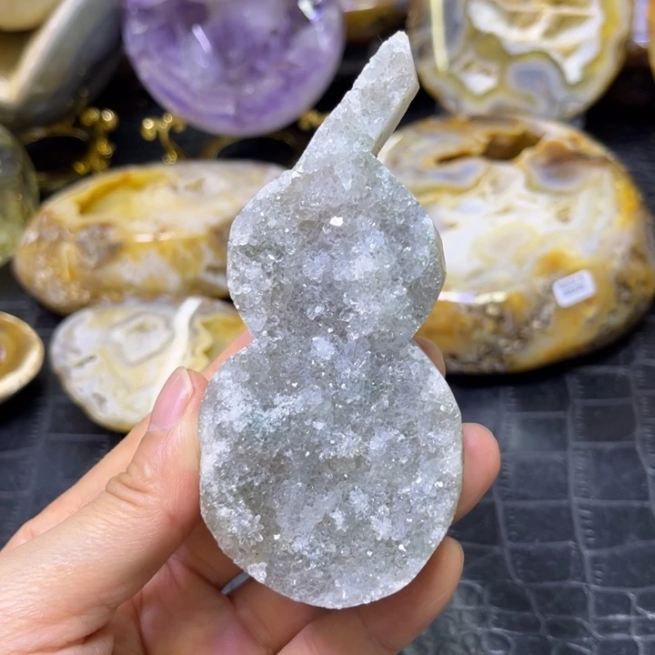 未镶嵌发饰水晶绿晶葫芦