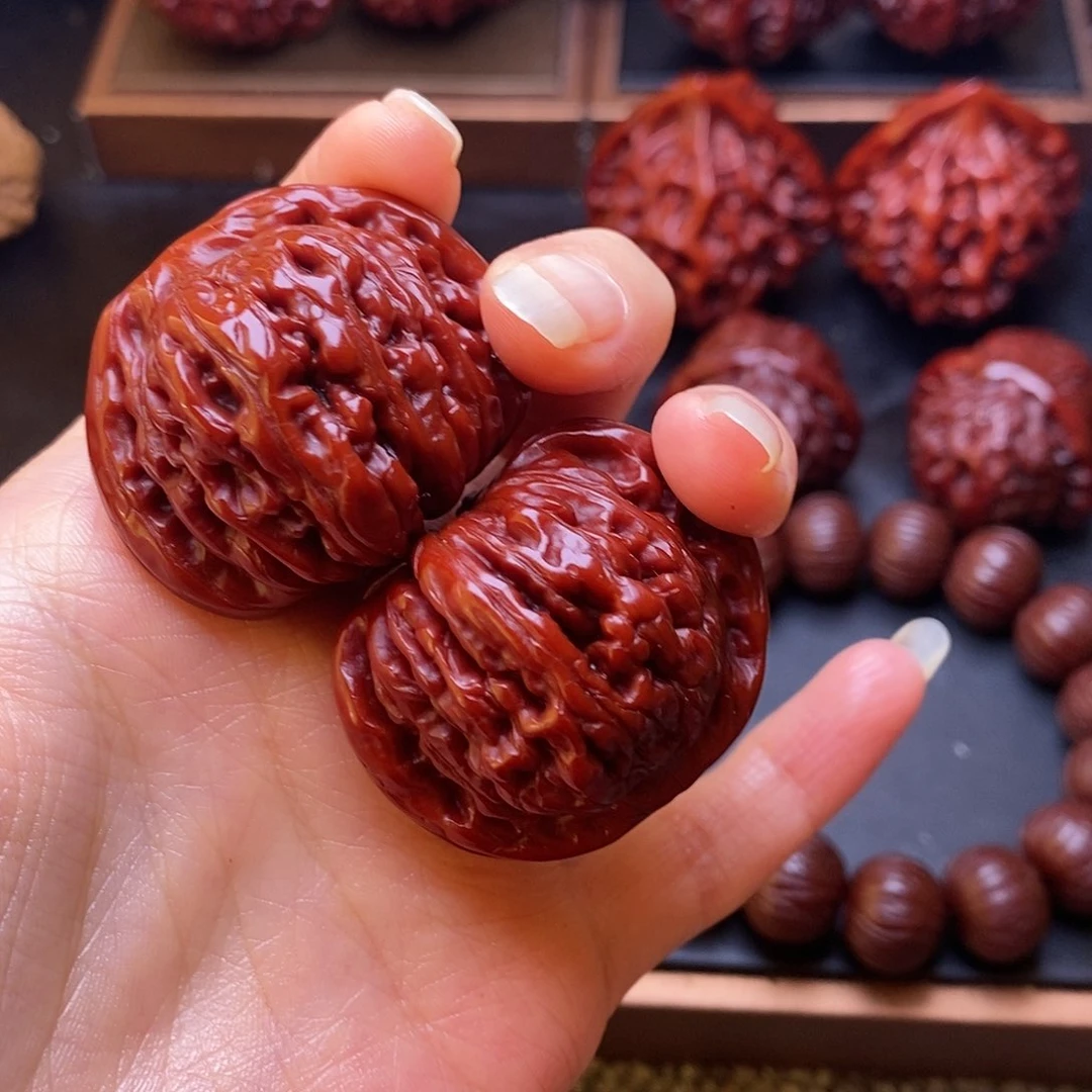 文玩核桃吊坠四座楼2号38mm