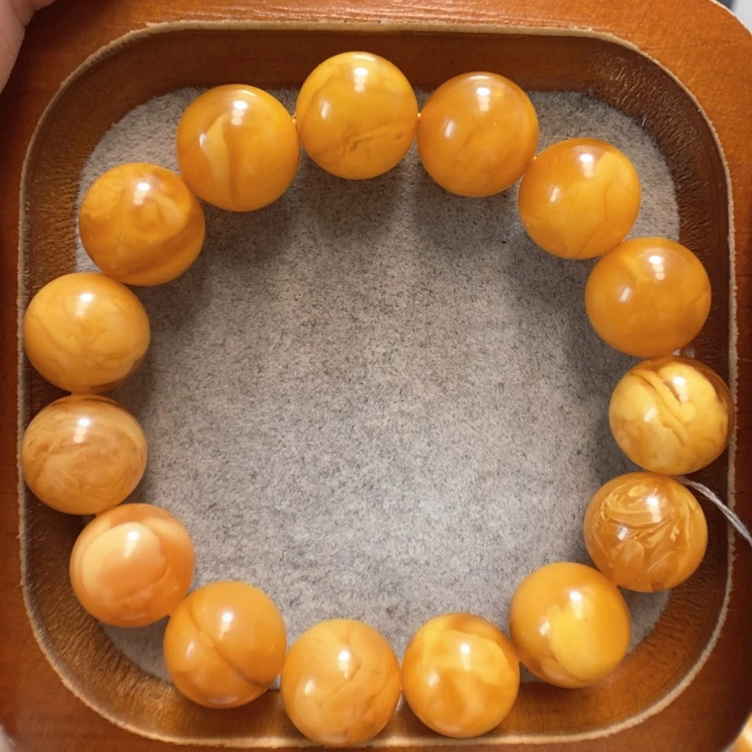 未镶嵌蜜蜡手串蜜蜡手串