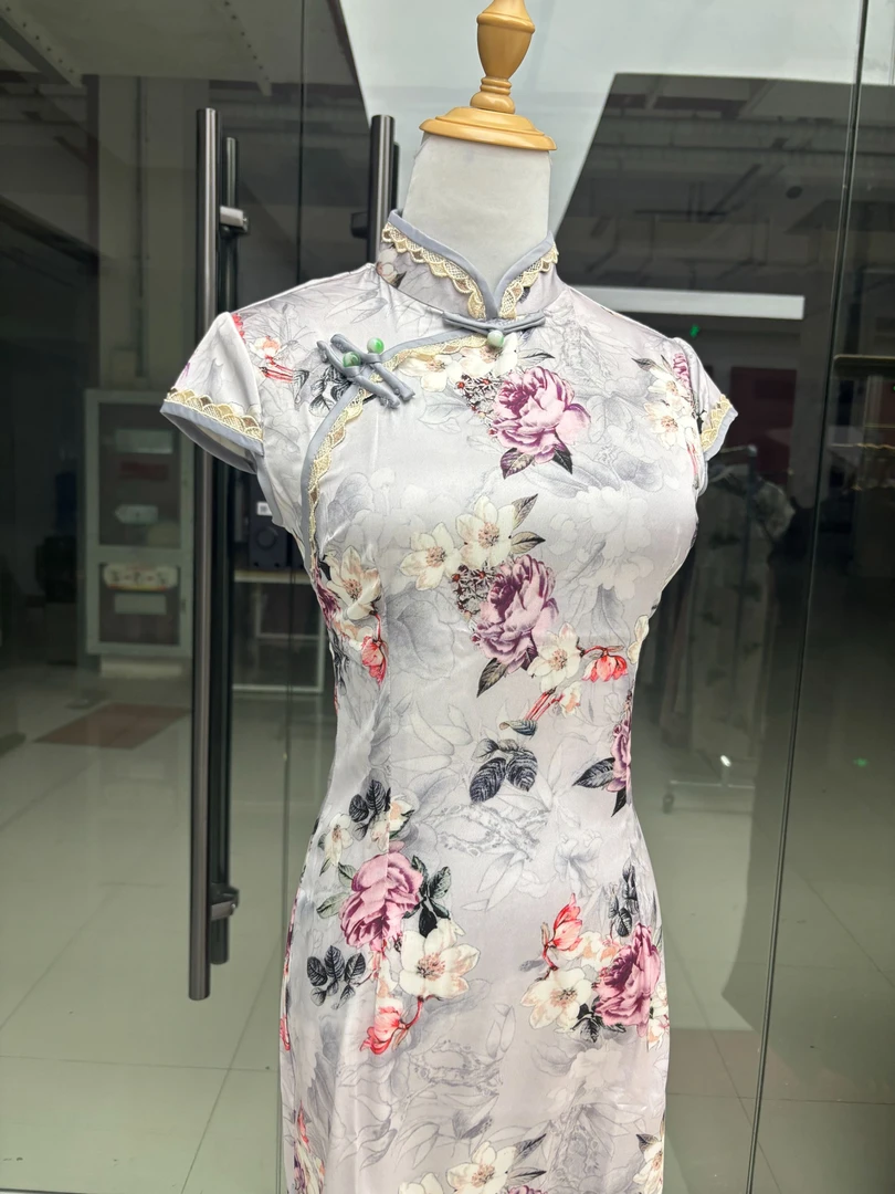 高端定制苏派手工旗袍T2088