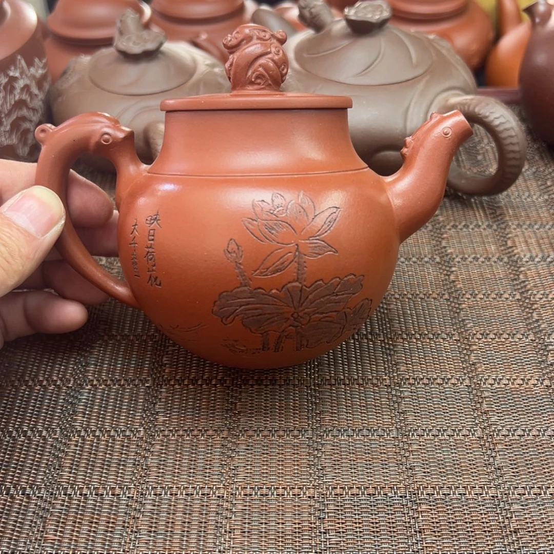 紫砂茶壶宜兴原矿紫砂壶300毫升容量