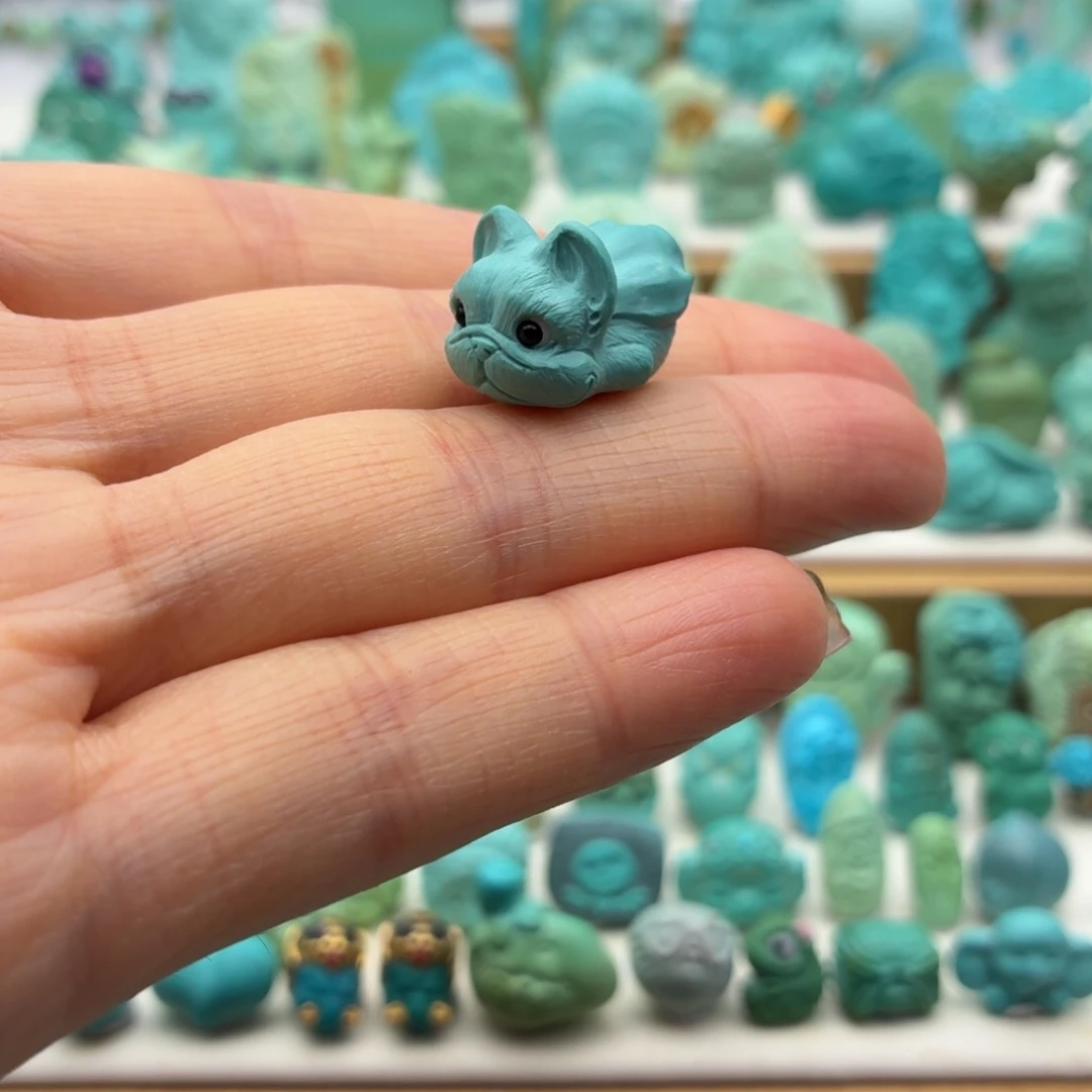 绿松石未镶嵌低空飞行法斗