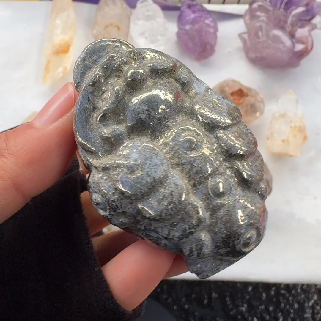 石材黄铁矿金蟾的故事