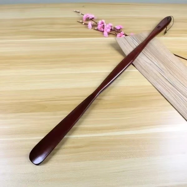 实木加长70cm长柄鞋拔子家用孕妇老人小孩不弯腰
