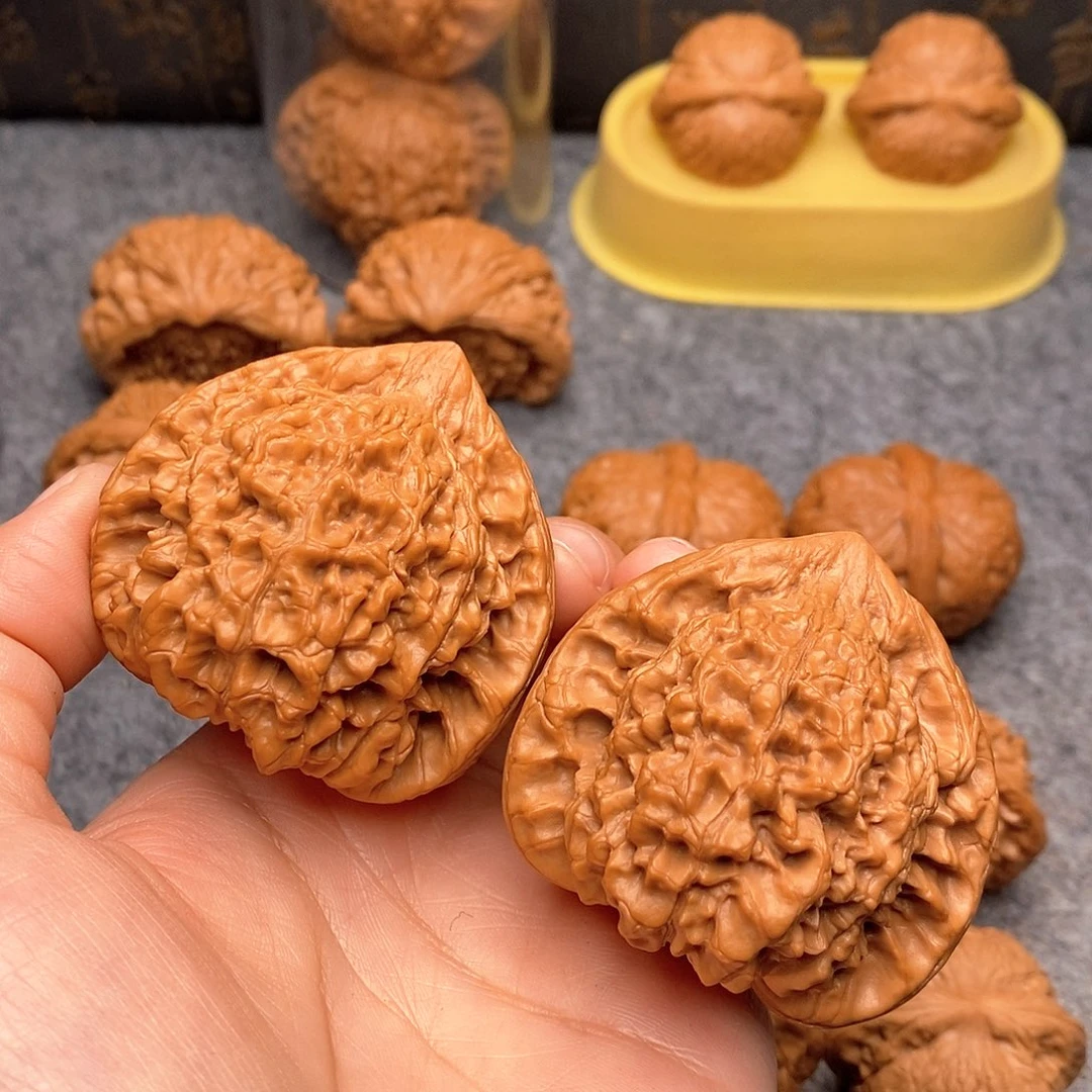 文玩核桃把件官帽51加全品