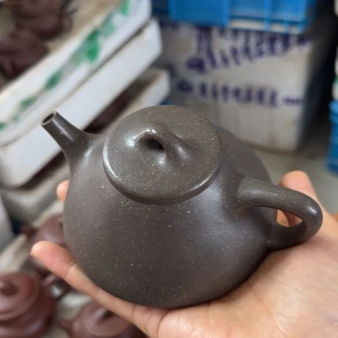 茶壶紫砂M*梨皮天青230c c
