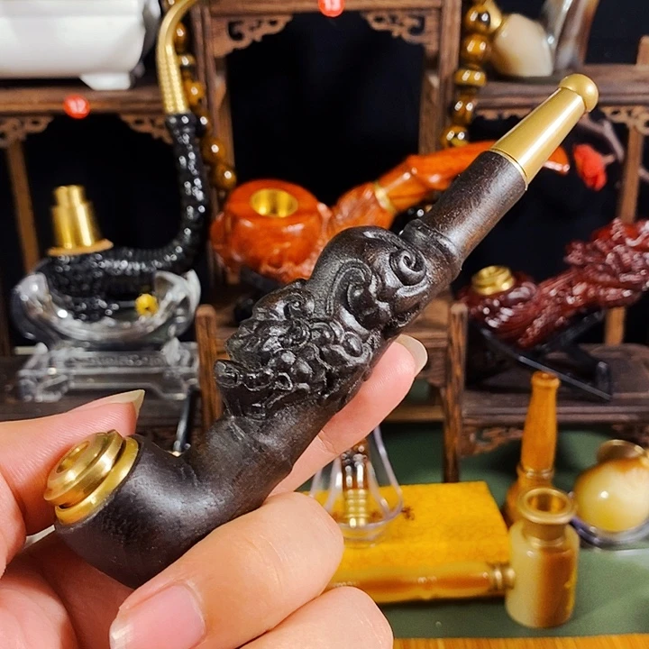 高端定制金丝楠烟嘴