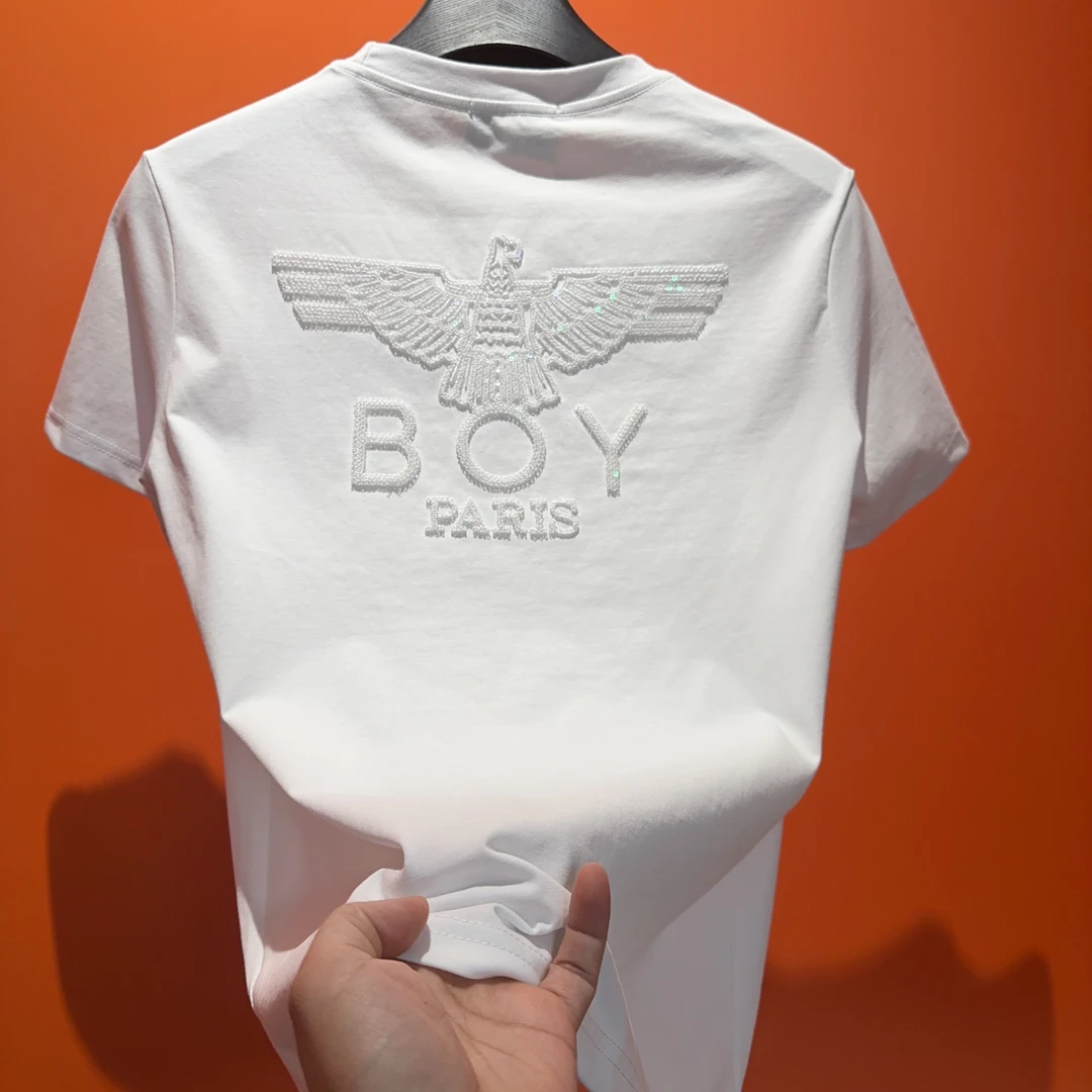 BW-短袖修身型通用常规款夏季T恤个性修身上衣高奢 K-266a