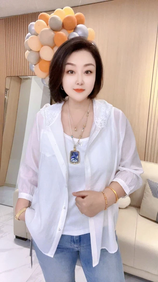 【聪姐推荐】7305时尚休闲风显瘦连帽防晒T桖（衣长71，胸围128）