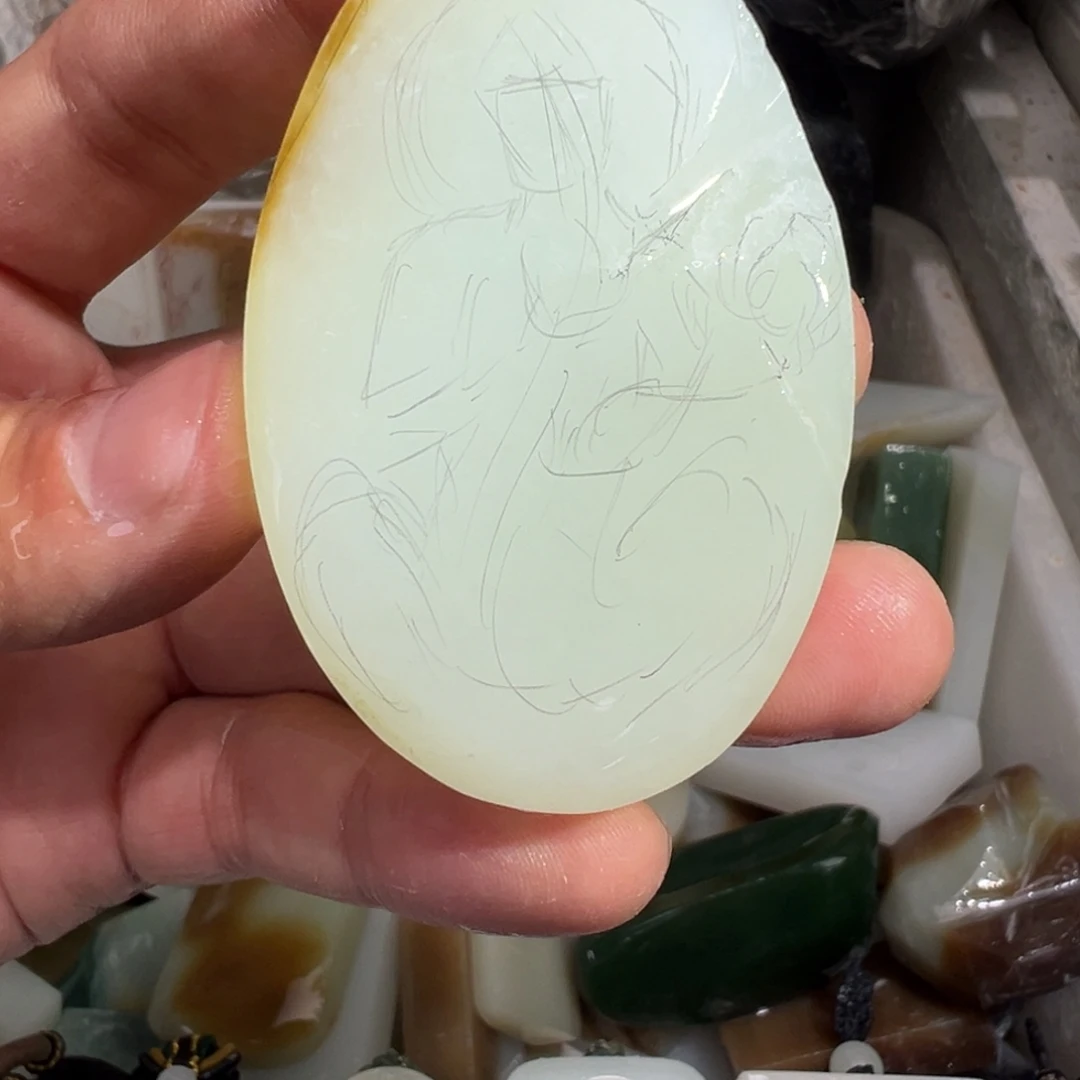 定制和田玉未镶嵌和田玉