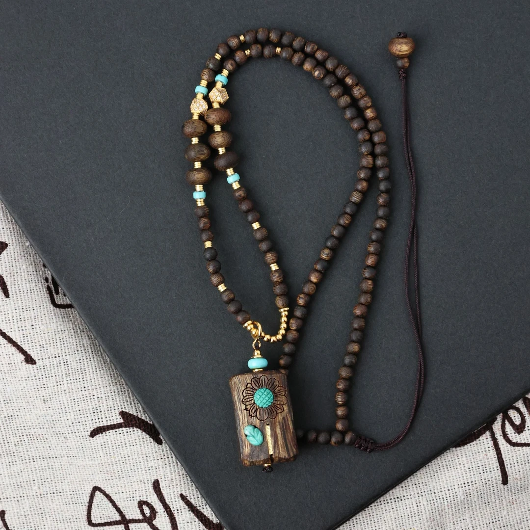 沉香奇楠沉香项链设计吊坠