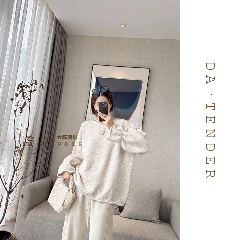 DA【清-冬款】满级芭蕾小花毛衣-90TR2