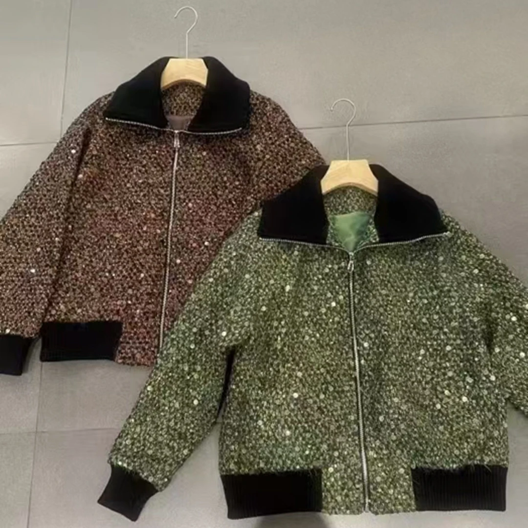 【锦衣服饰】5761时尚百搭撞色外套