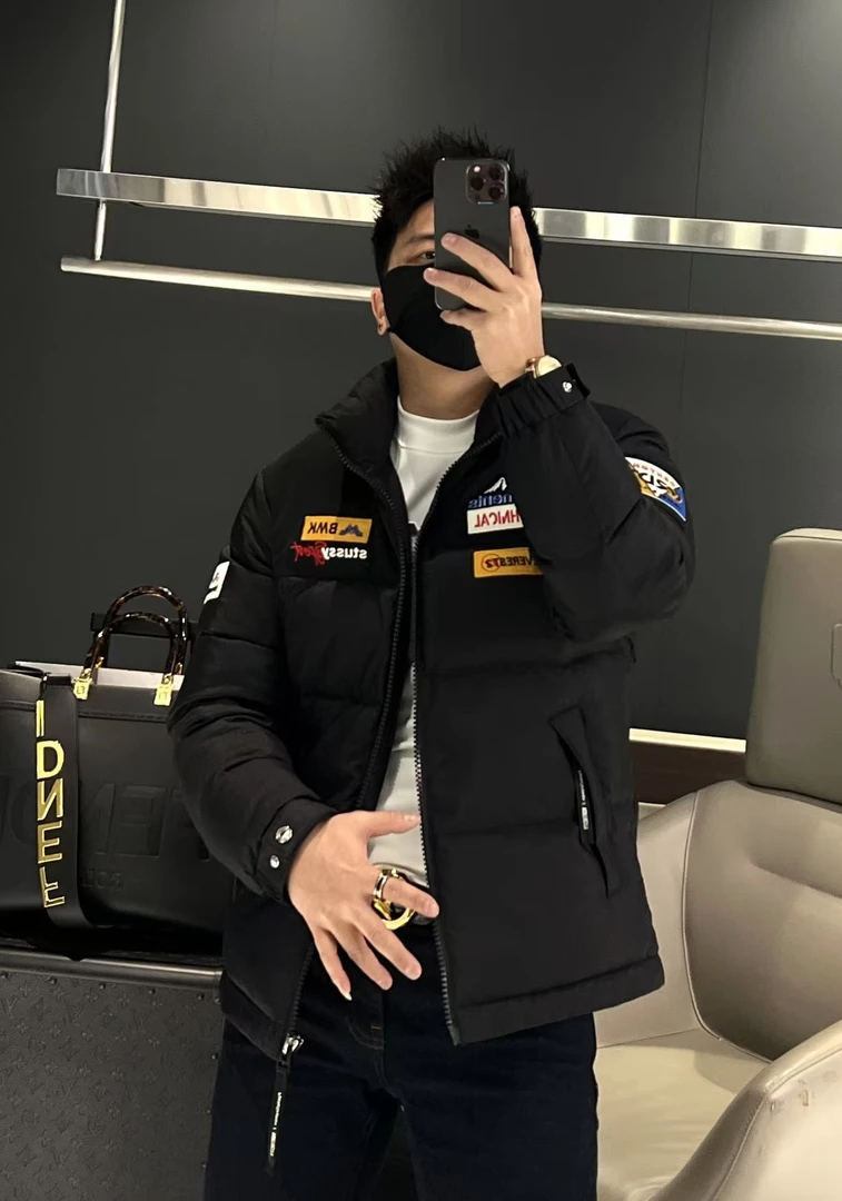 【马哥严选】冬季潮牌经典保暖修身羽绒服潮流帅气休闲轻奢外套百搭