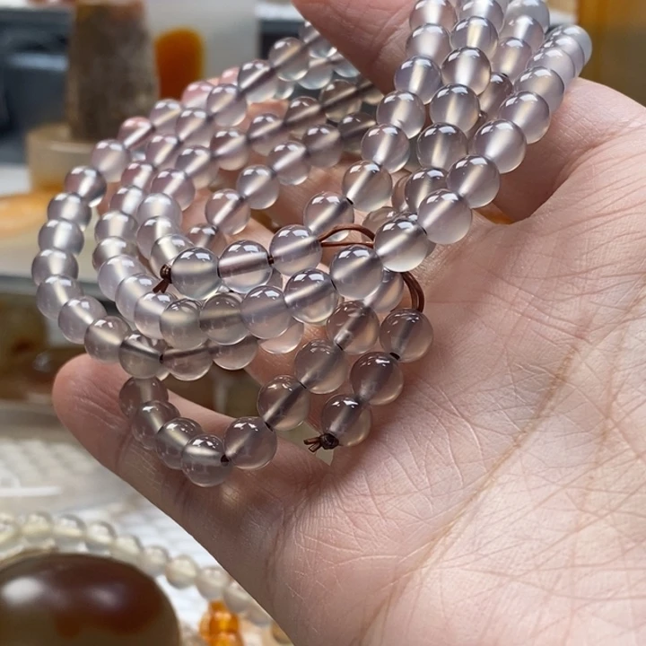 玛瑙/玉髓颈饰合金