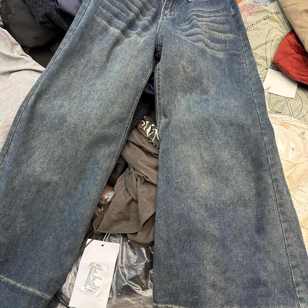 沙姐严选牛仔裤深蓝色702