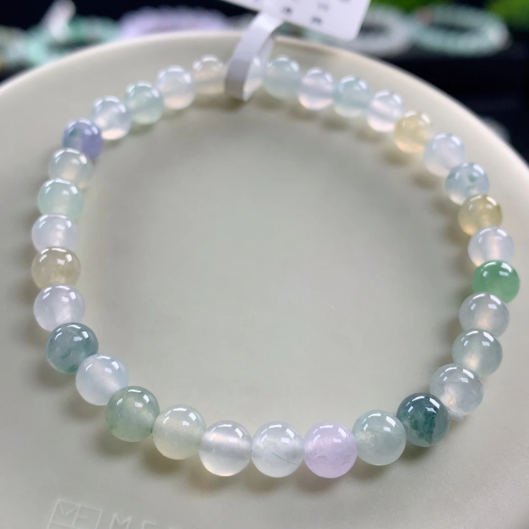 翡翠未镶嵌手链卡5.6