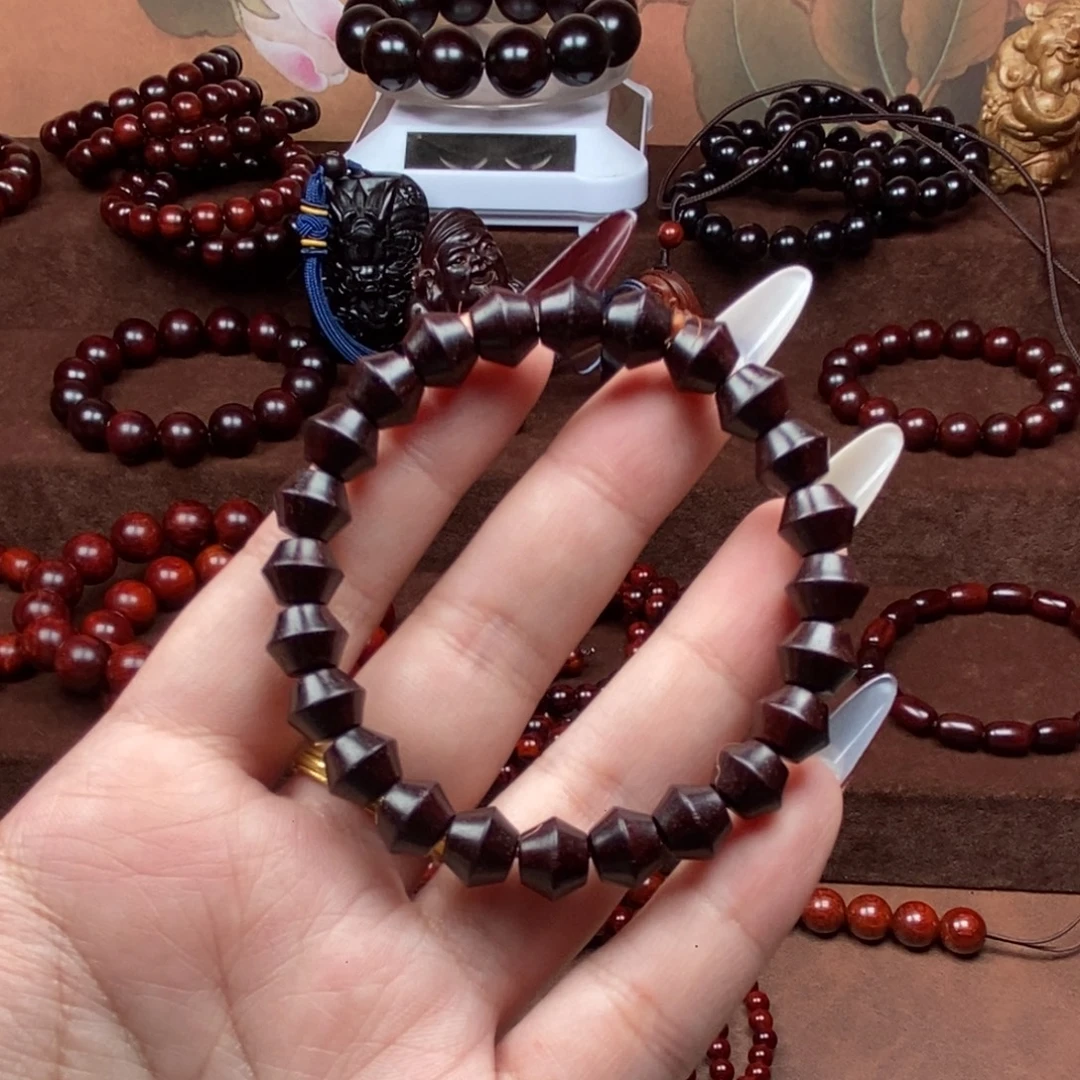 檀香紫檀（小叶紫檀）西亚古珠