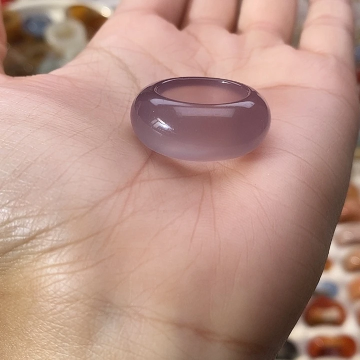 玛瑙/玉髓未镶嵌戒指A 39不退换港15内径17.3