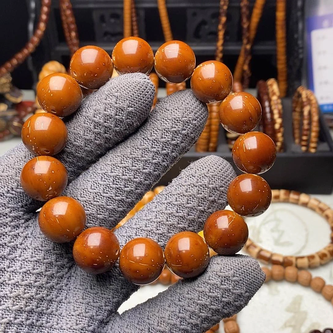 吊坠紫金鼠半实心圆珠16