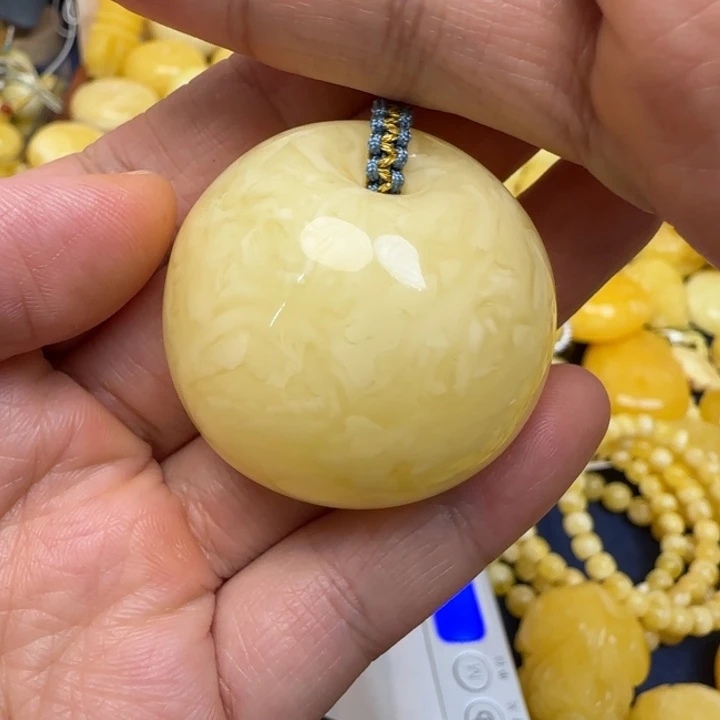 蜜蜡未镶嵌颈饰天然蜜蜡