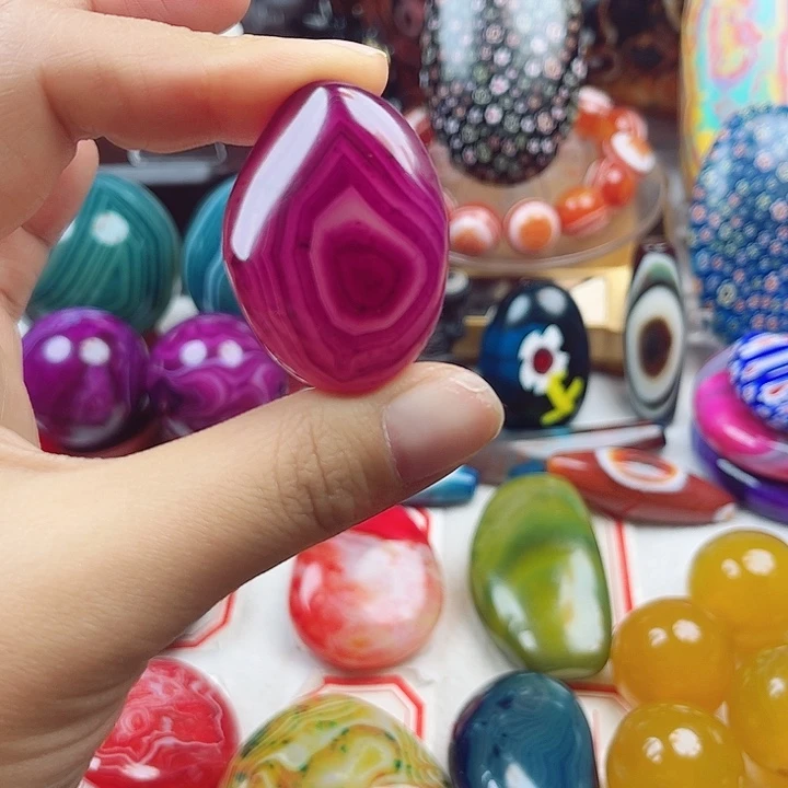 玛瑙/玉髓未镶嵌耳环