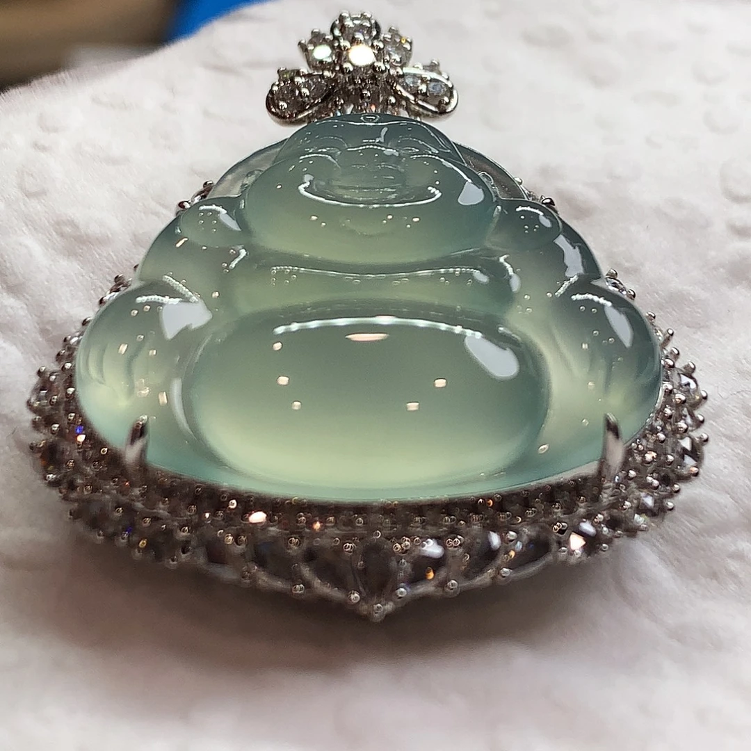 未***期翡翠18K金镶嵌颈饰分单1 总 59980元