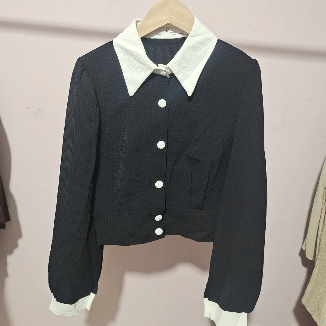 小香风短款外套ol时尚百搭显瘦上衣