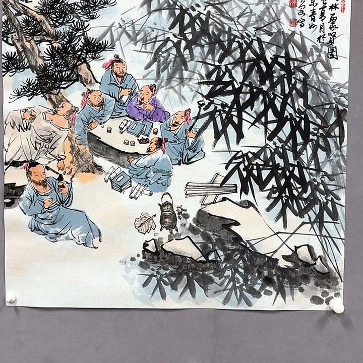 国画亲笔手绘放心去藏