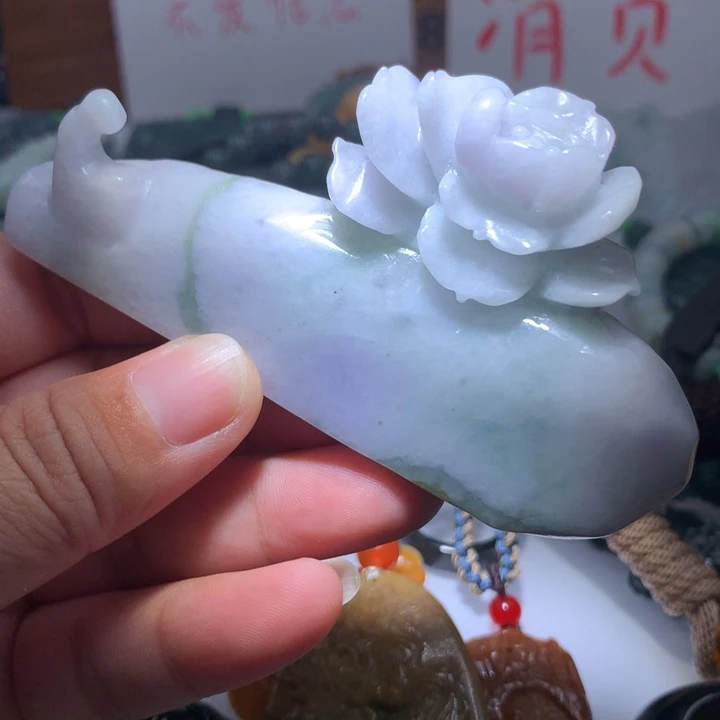 翡翠颈饰未镶嵌保真天然A货翡翠