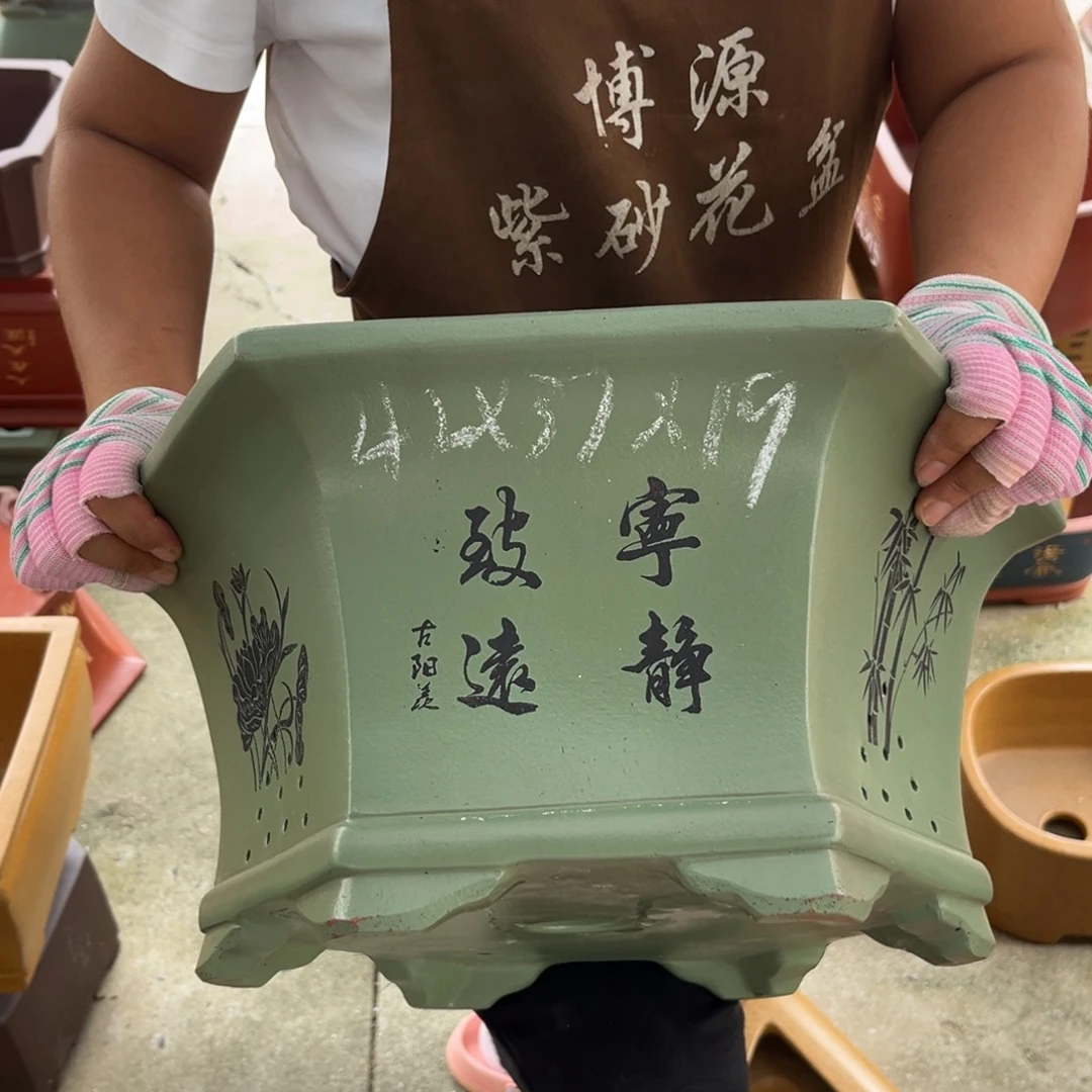 紫砂花盆盆景艺术